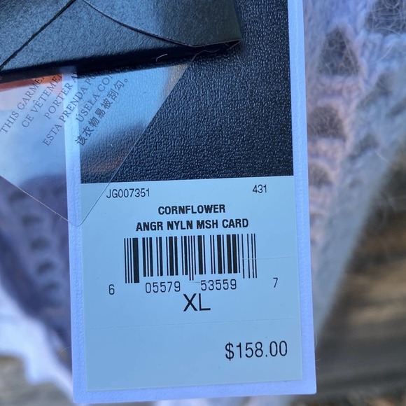 Juicy Couture Cornflower Blue Angora Cardigan - XL - Picture 5 of 7